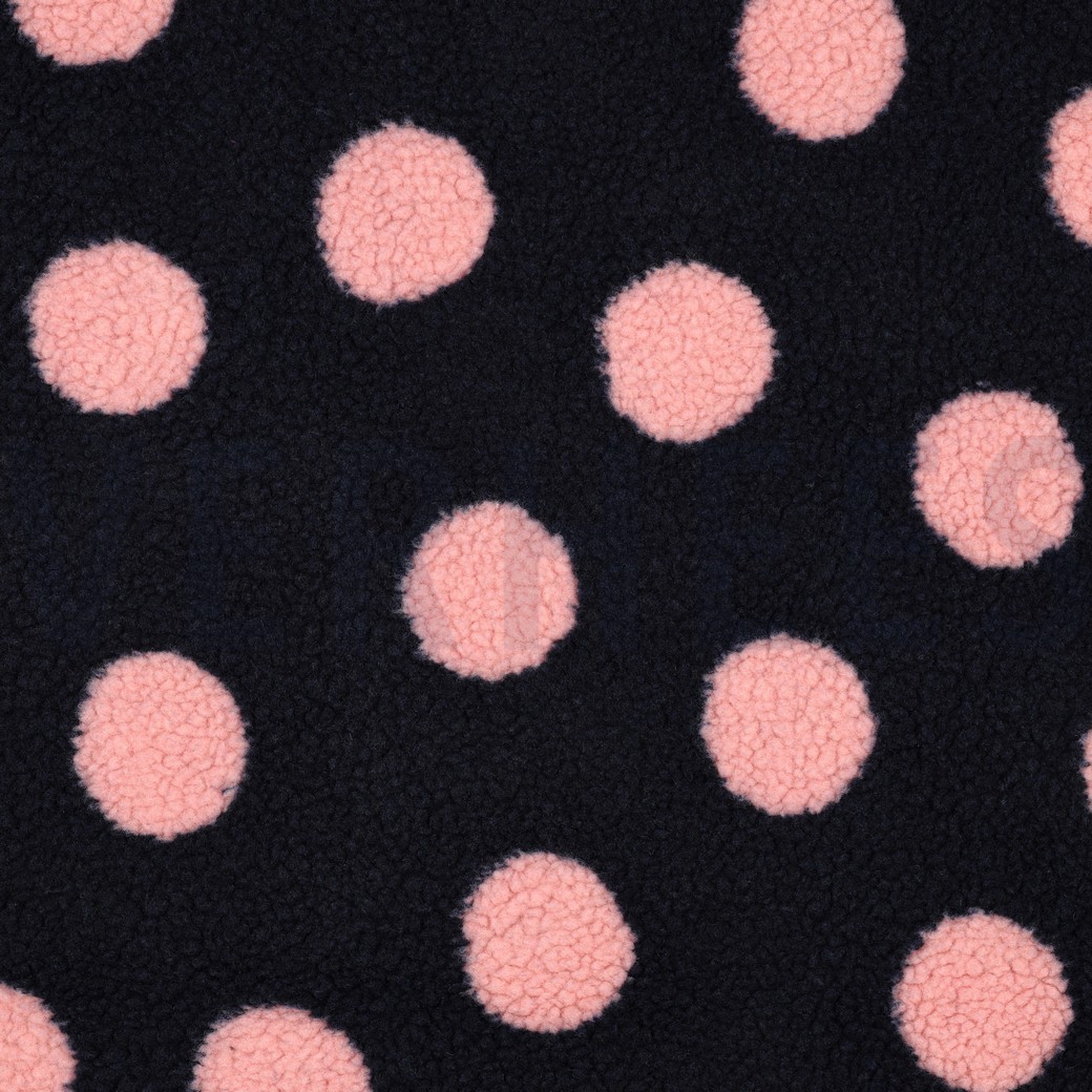 TEDDY JACQUARD POIS BLUE MARINE