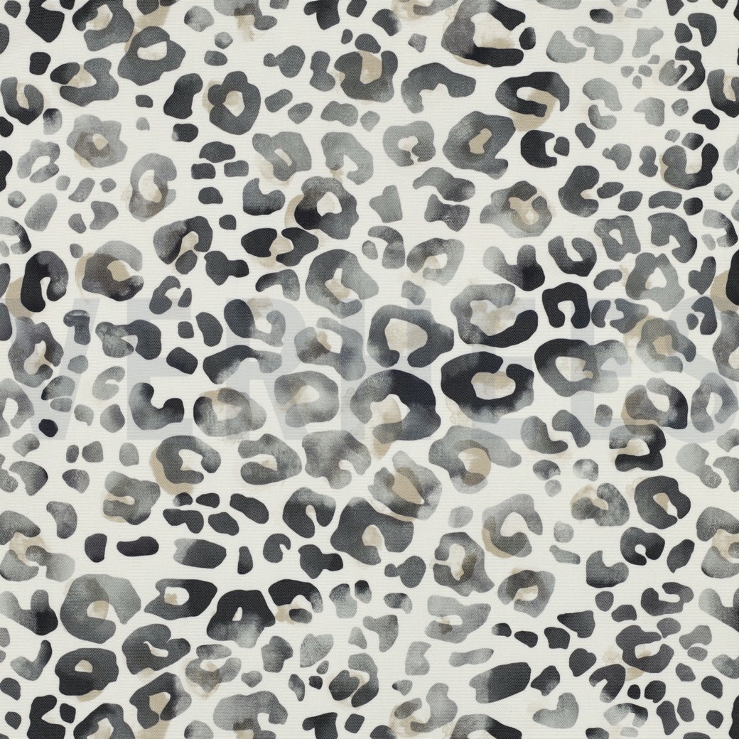TABLECLOTH DIGITAL WATER REPELLENT ANIMAL SKIN OFF WHITE