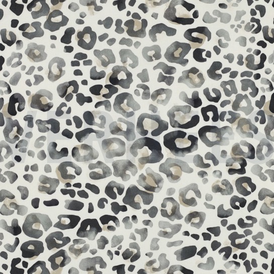 TABLECLOTH DIGITAL WATER REPELLENT ANIMAL SKIN OFF WHITE #7