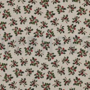 TOILE DÉCORATION LIN LOOK DIGITAL NOËL NATUREL (thumbnail)