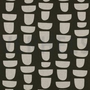 TOILE DÉCORATION LIN LOOK ABSTRACT VERT (thumbnail)