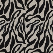 TOILE DÉCORATION LIN LOOK PEAU D’ANIMAL NOIR (thumbnail)