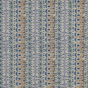 CANVAS LINEN LOOK DIGITAL FLOWERS BLUE (thumbnail)
