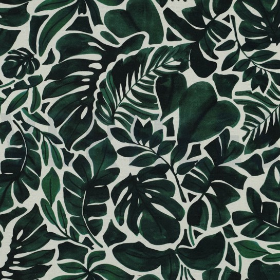TOILE DÉCORATION DIGITAL FEUILLES VERT #7