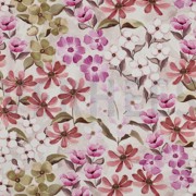 TOILE DÉCORATION FLEURS ROSE (thumbnail)