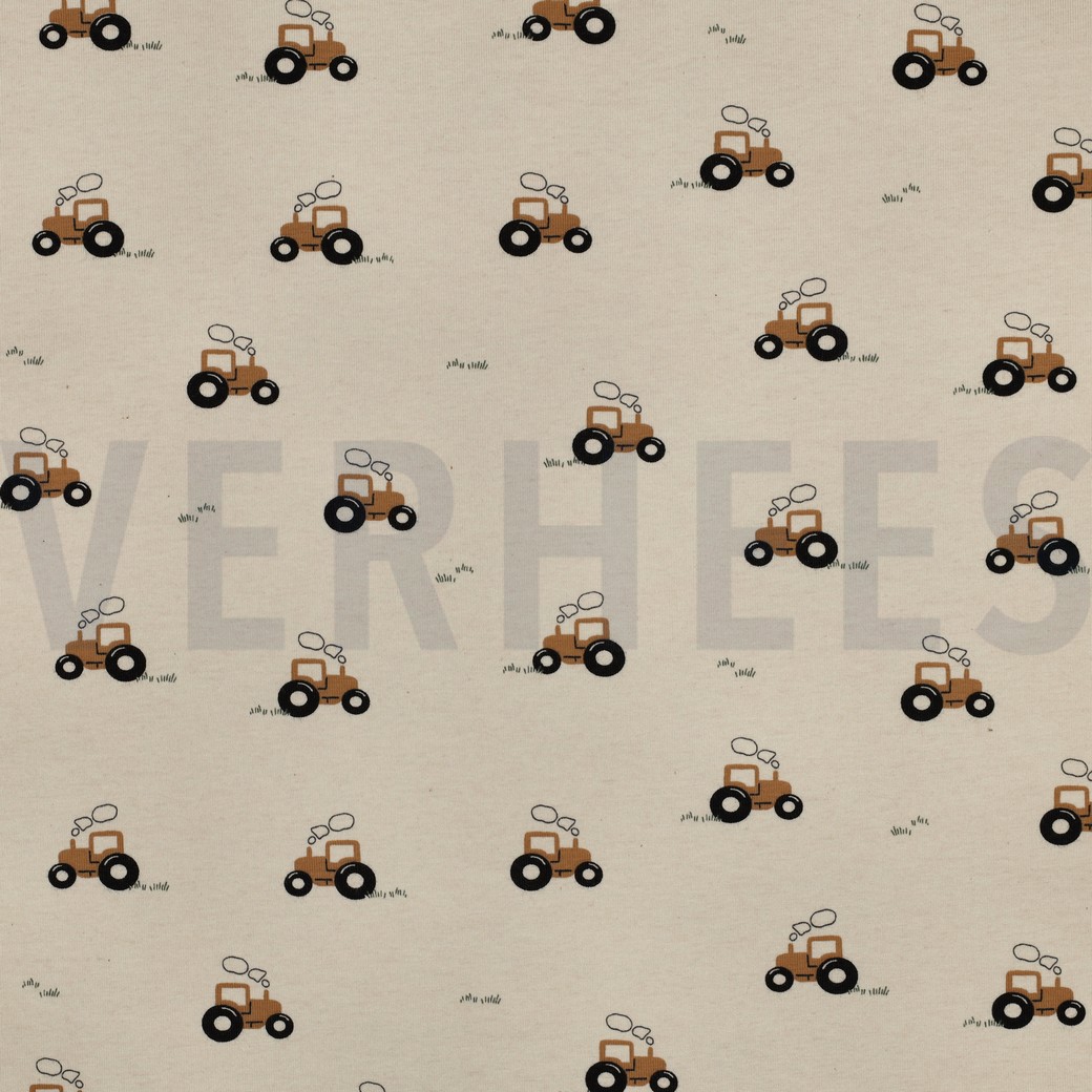 JERSEY GOTS NATUR TRAKTOREN NATUR