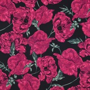 FRENCH TERRY DIGITAL BLUMEN MARINEBLAU (thumbnail)