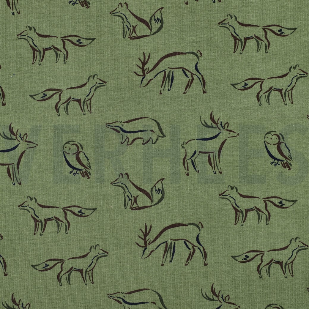 SOFT SWEAT BOSDIEREN GROEN