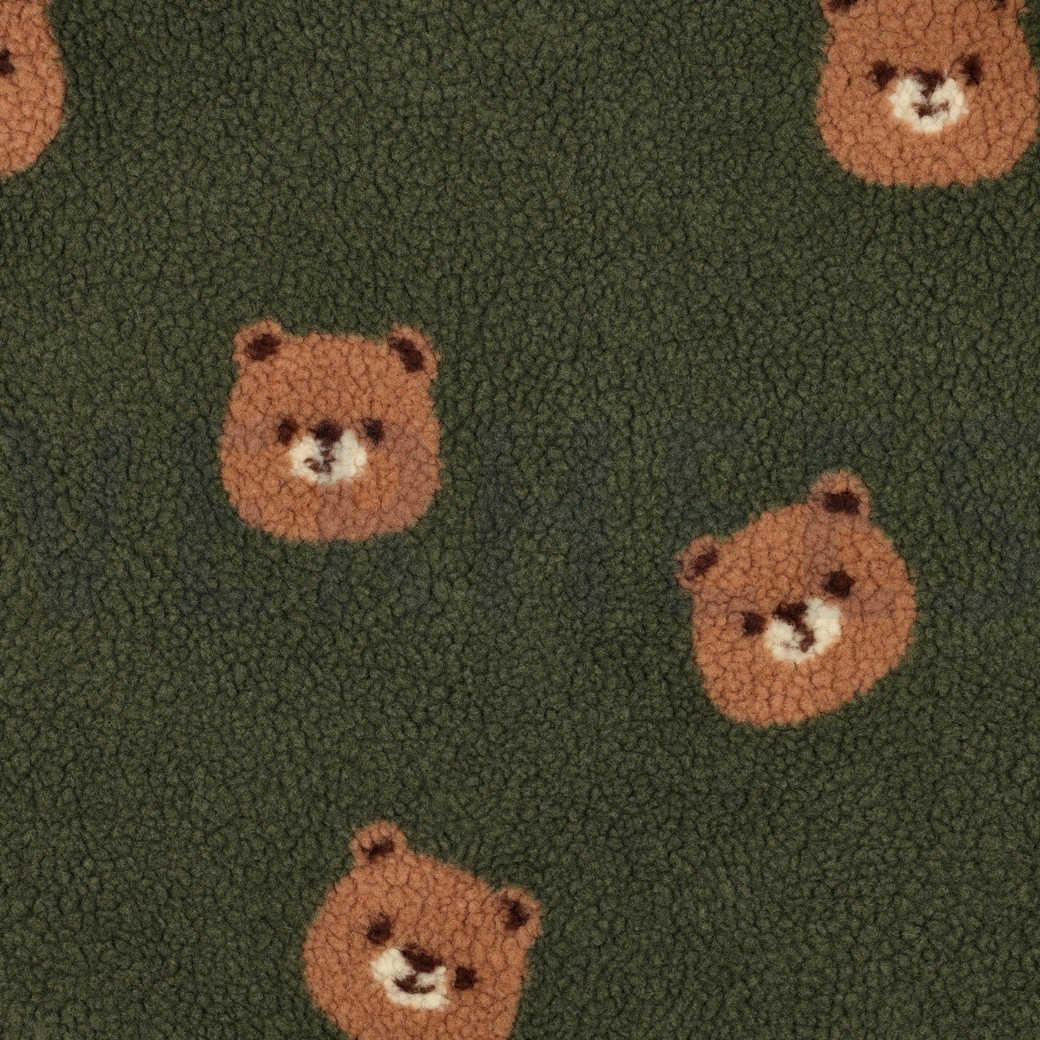 TEDDY JACQUARD BEREN GROEN