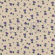 SWEAT NATURALS HERZEN NATUR/LILA (thumbnail)