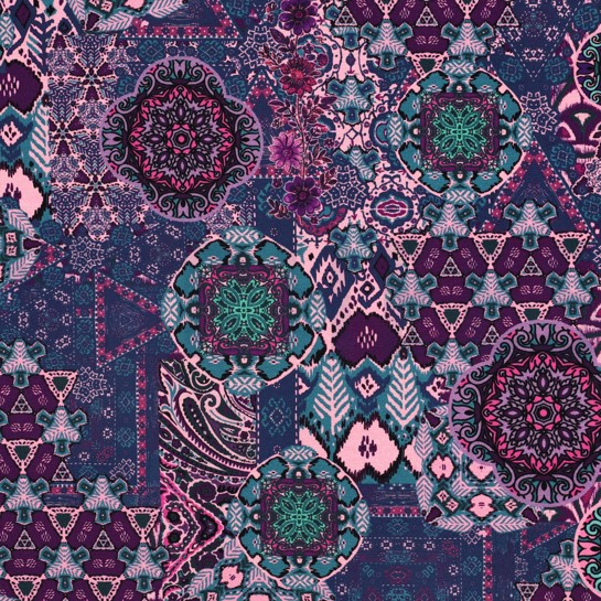 JERSEY DIGITAL ORNAMENT BLAU #7