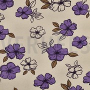 SWEAT NATURALS BLUMEN NATUR/LILA (thumbnail)