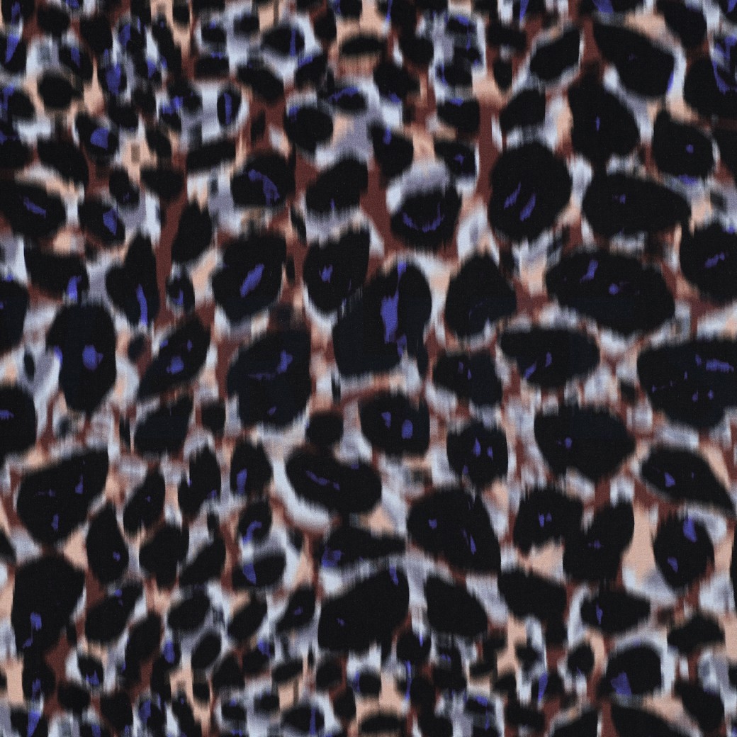 VISCOSE RADIANCE DIGITAAL DIERENHUID BRUIN