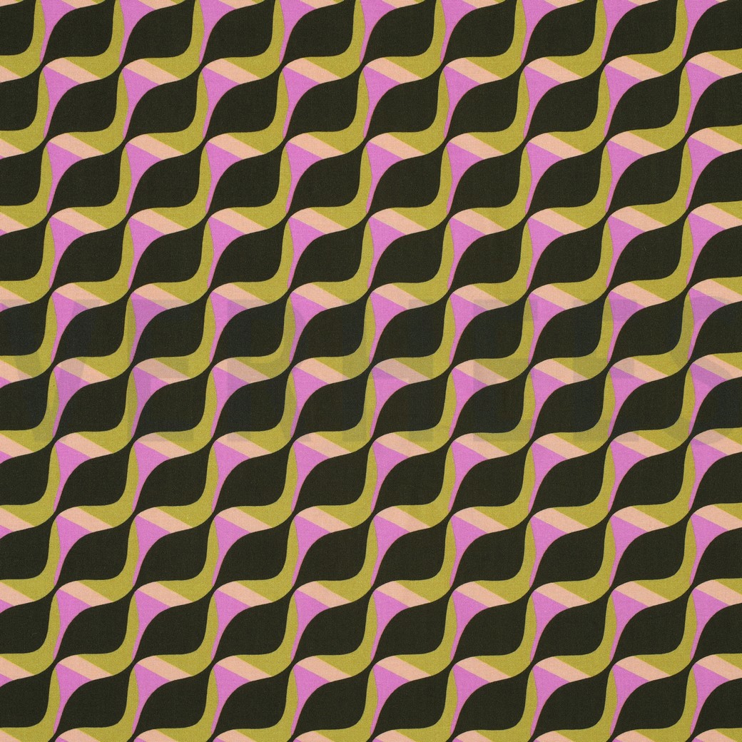 VISCOSE RADIANCE ABSTRACT GROEN