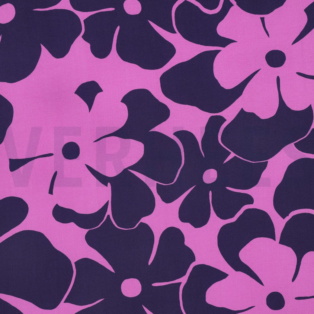 VISCOSE RADIANCE FLOWERS PURPLE