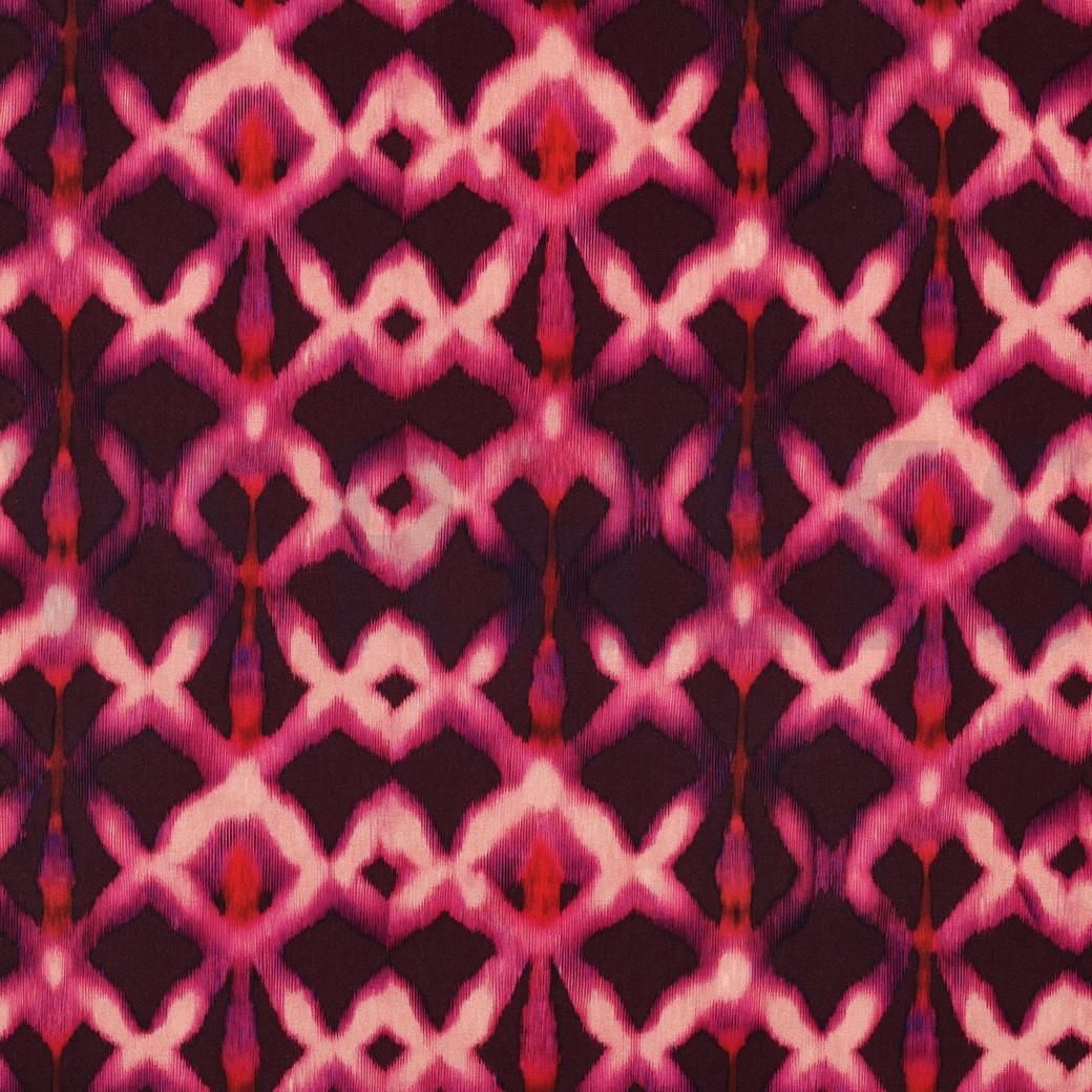 LENZING™ ECOVERO™ DIGITAAL ABSTRACT ROZE