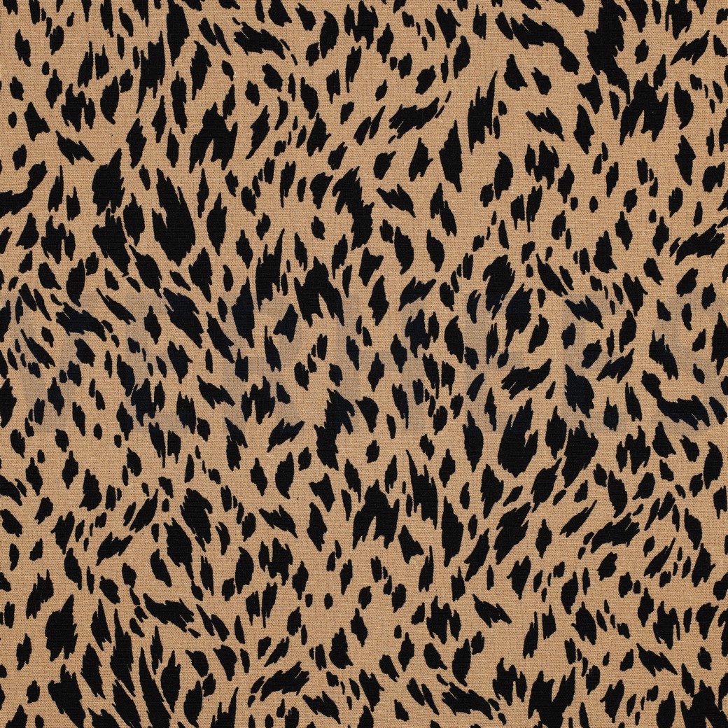 LINNEN VISCOSE DIERENHUID CAMEL