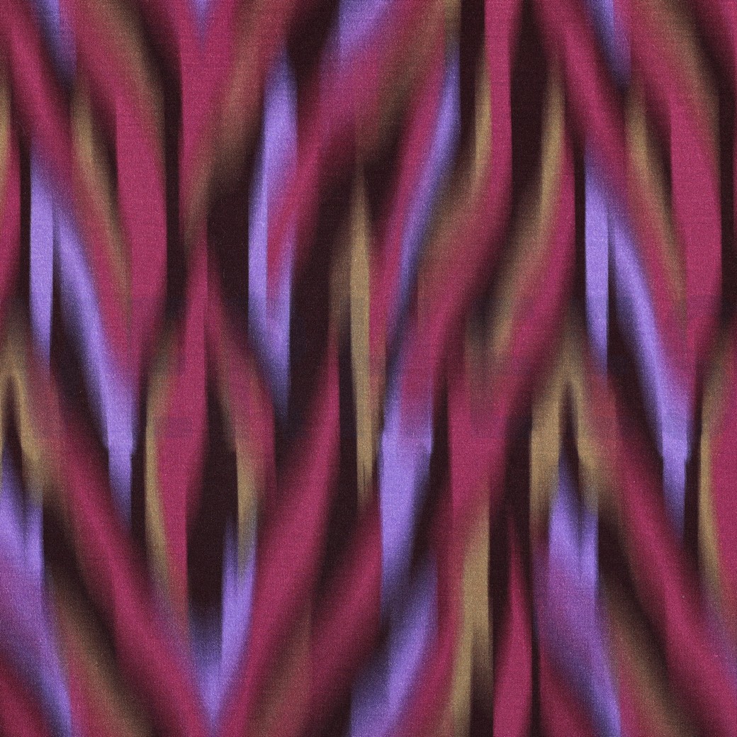 PUNTA DI ROMA DIGITAAL GOLVENDE LIJNEN AUBERGINE