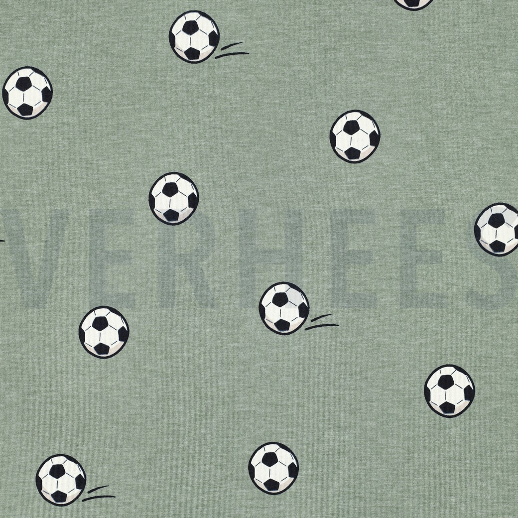 JERSEY MELANGE SOCCERBALLS GREEN