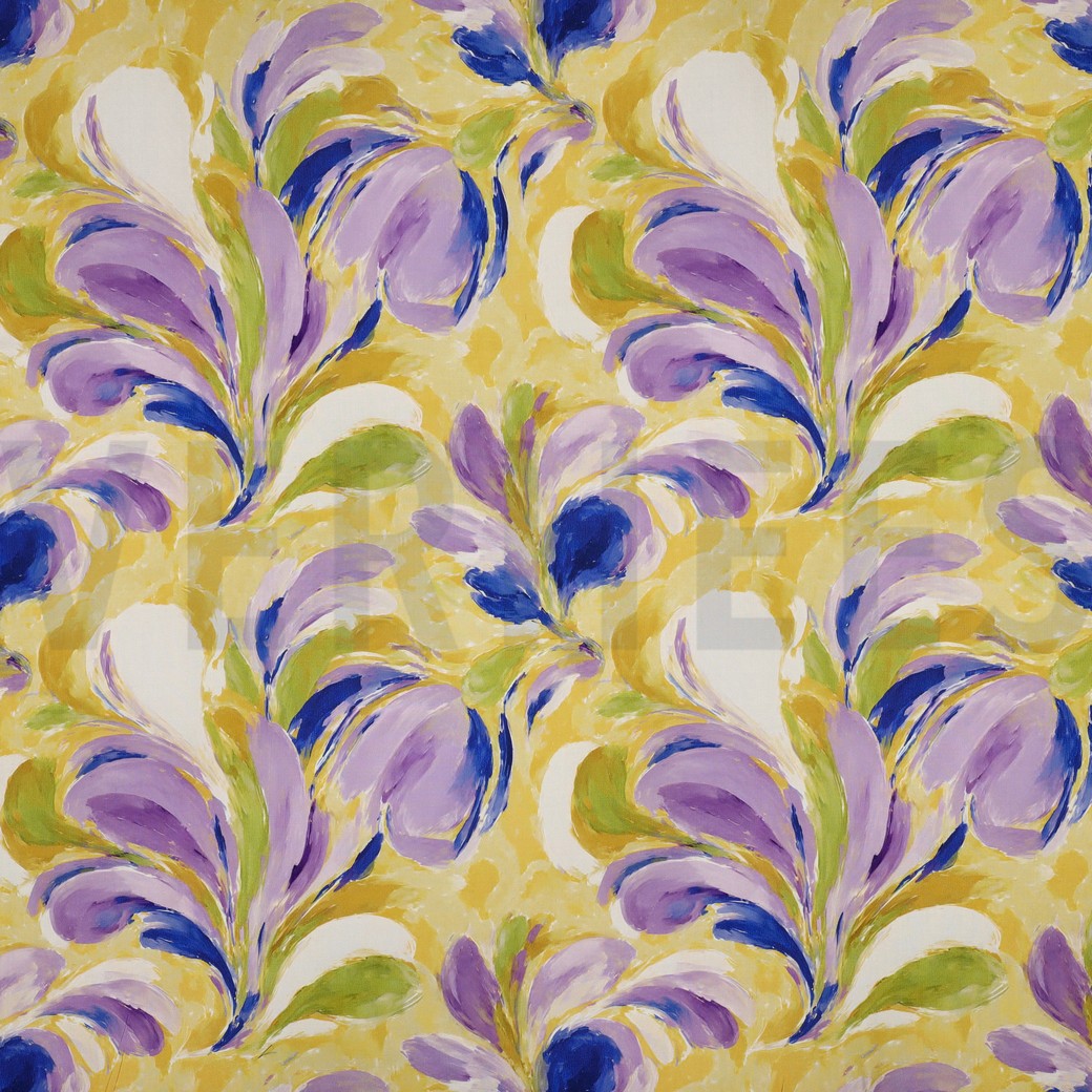 VISCOSE RADIANCE DIGITAAL BLOEMEN GEEL