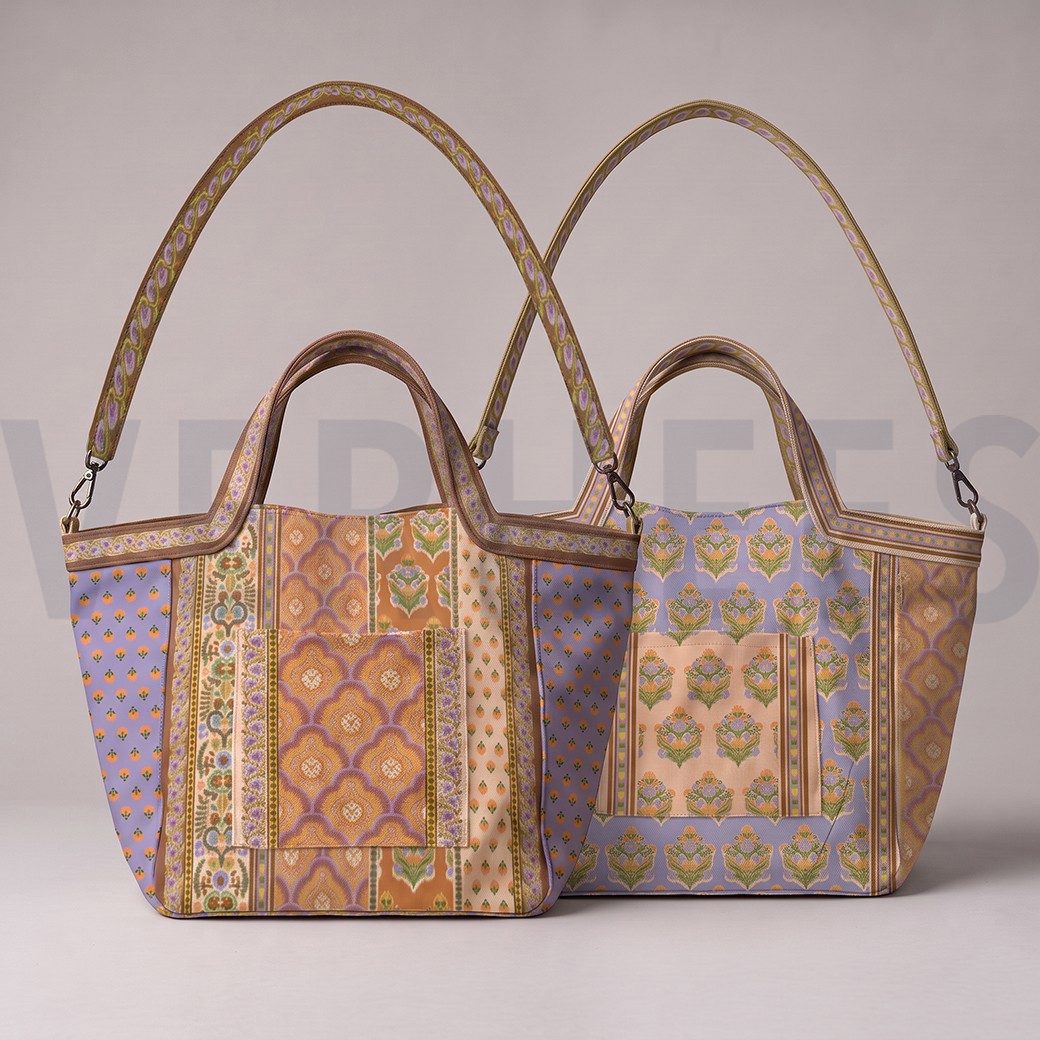 CANVAS DIGITAAL SHOPPER PANEEL BLOEMEN MULTICOLOR #7