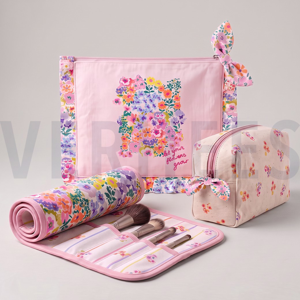 CANVAS DIGITAAL TOILETTAS PANEEL BLOEMEN ROZE #7