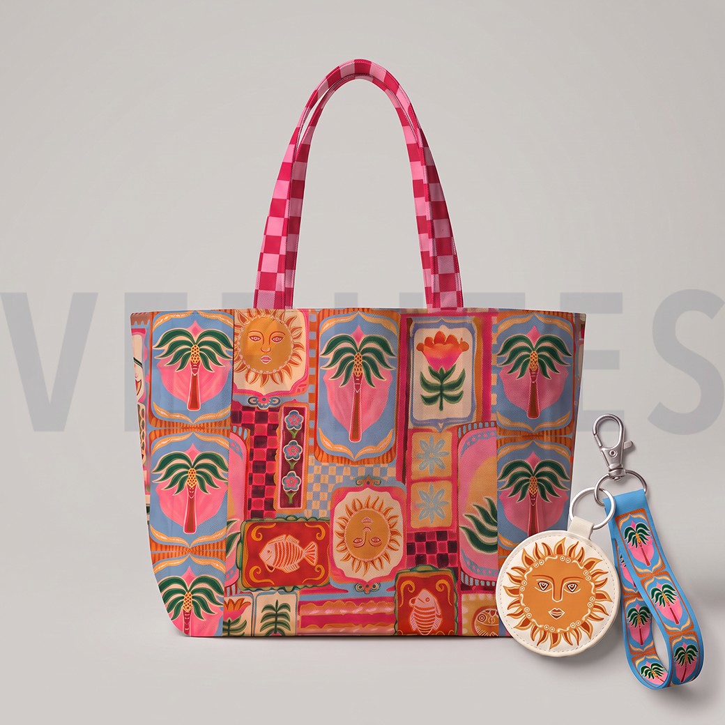 CANVAS DIGITAAL SHOPPER OF KUSSEN PANEEL PATCHWORK ROZE #7