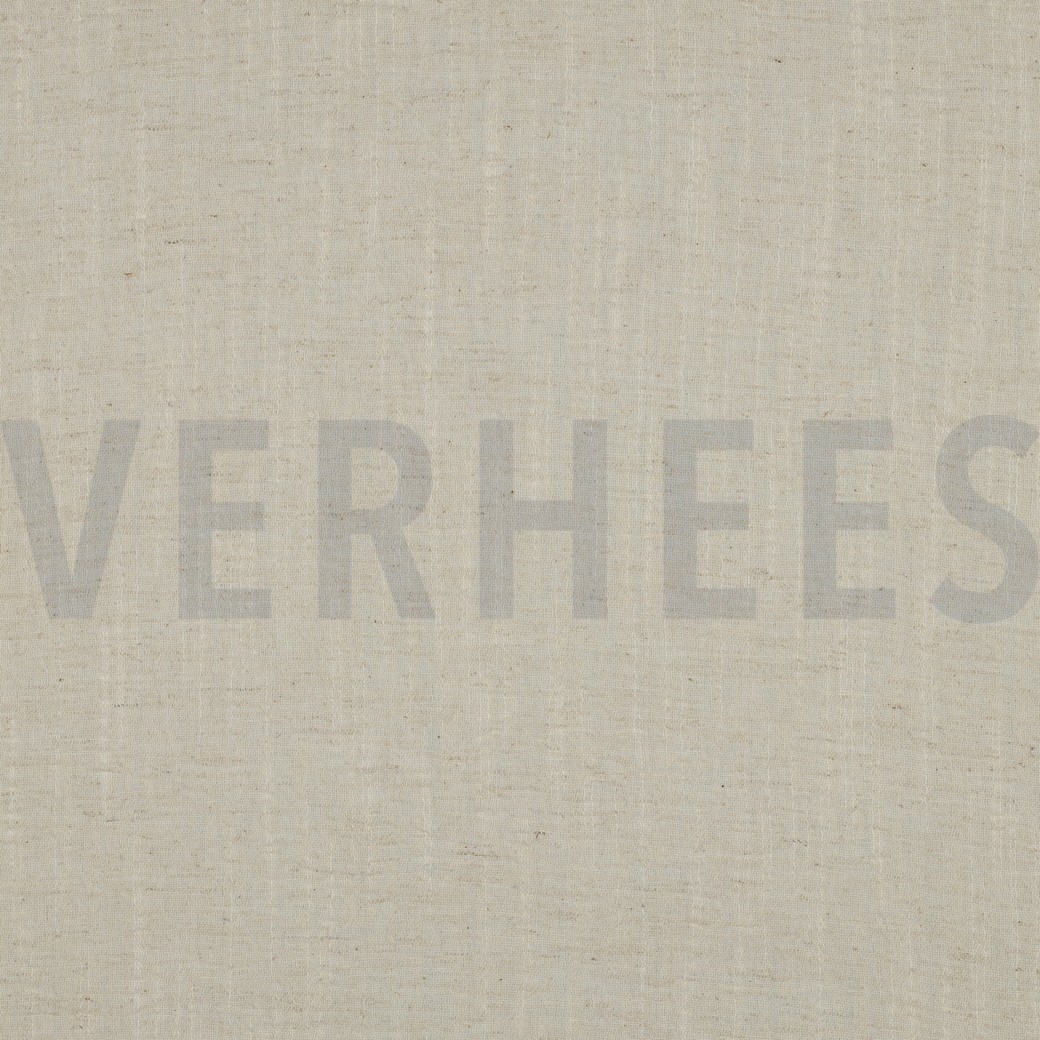 BAUMWOLLE LEINEN SLUB GEWASCHEN NATUR