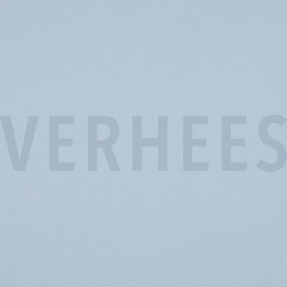 GARENGEVERFD POPLIN LICHTBLAUW