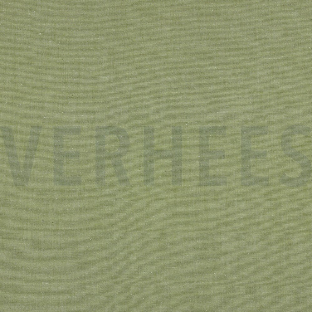 YARN DYED POPLIN OLD LIME