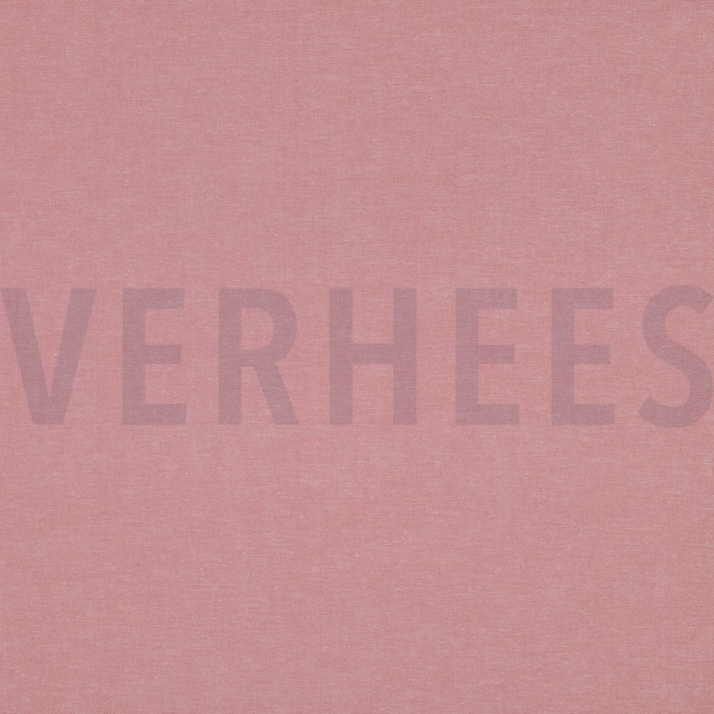 GARENGEVERFD POPLIN OUDROZE