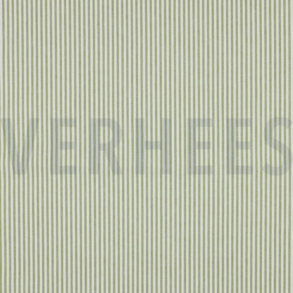 YARN DYED STRIPE 3MM OLD LIME