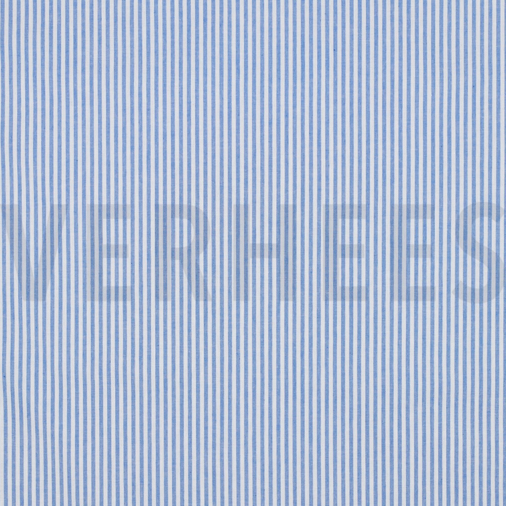 YARN DYED STRIPE 3MM SKY BLUE