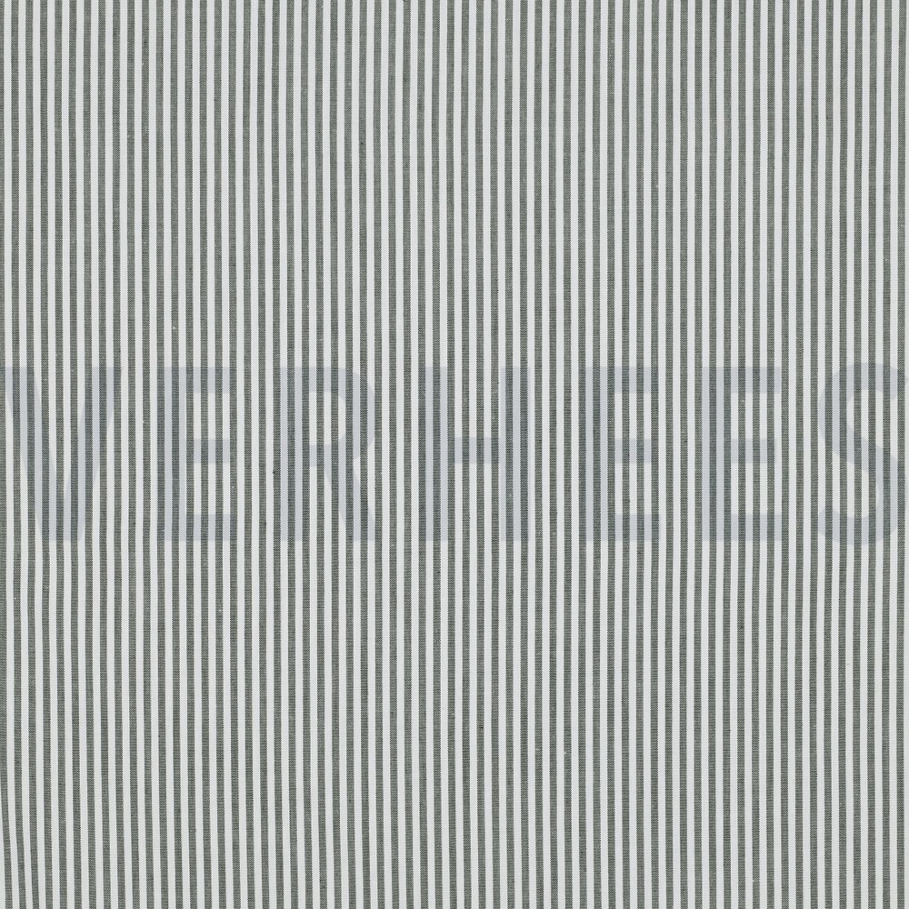 YARN DYED STRIPE 3MM DARK GREEN