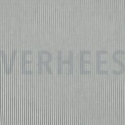 GARENGEVERFD POPLIN STREPEN 3MM DONKERGROEN (thumbnail)