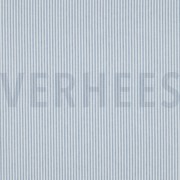 GARENGEVERFD POPLIN STREPEN 3MM BLAUW (thumbnail)