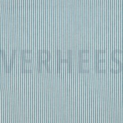 GARENGEVERFD POPLIN STREPEN 3MM PETROL (thumbnail)