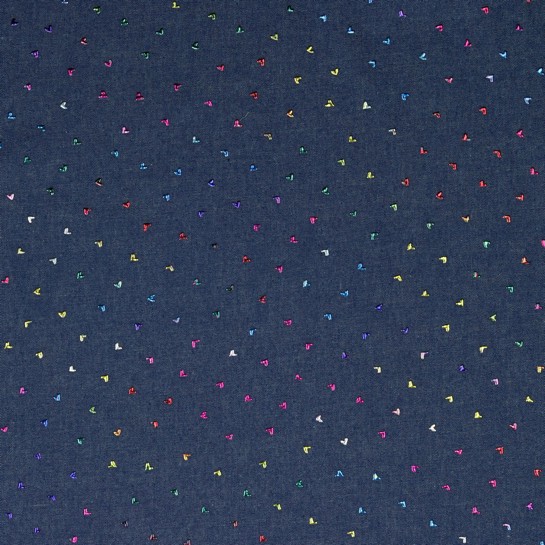 JEANS MULTICOLOUR FOIL BLUE #7