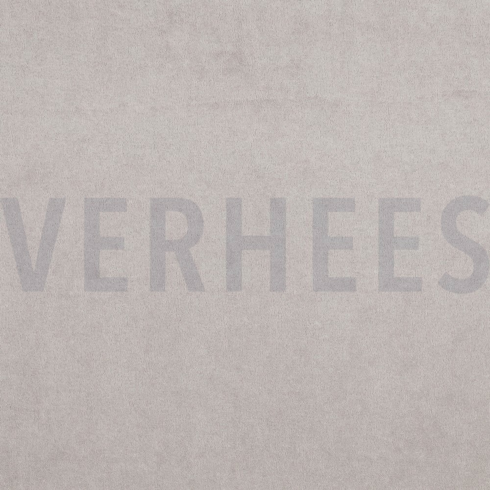 STRETCH TOWELLING LIGHT GREY