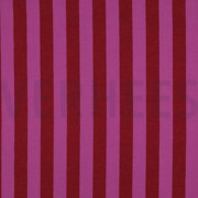 KATOEN GARENGEVERFD STREPEN ROOD/FUCHSIA (thumbnail)