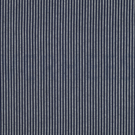 JACQUARD YARN DYED STRIPES NAVY (hover)