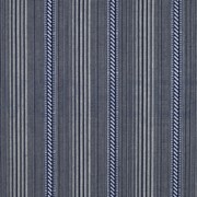 JACQUARD TEINT EN FIL RAYURE BLEU MARINE (thumbnail)