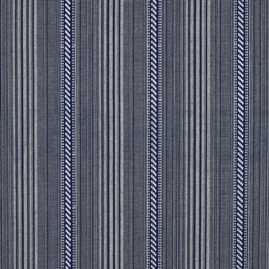 JACQUARD TEINT EN FIL RAYURE BLEU MARINE #7