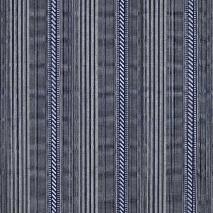 JACQUARD YARN DYED STRIPES NAVY (hover)