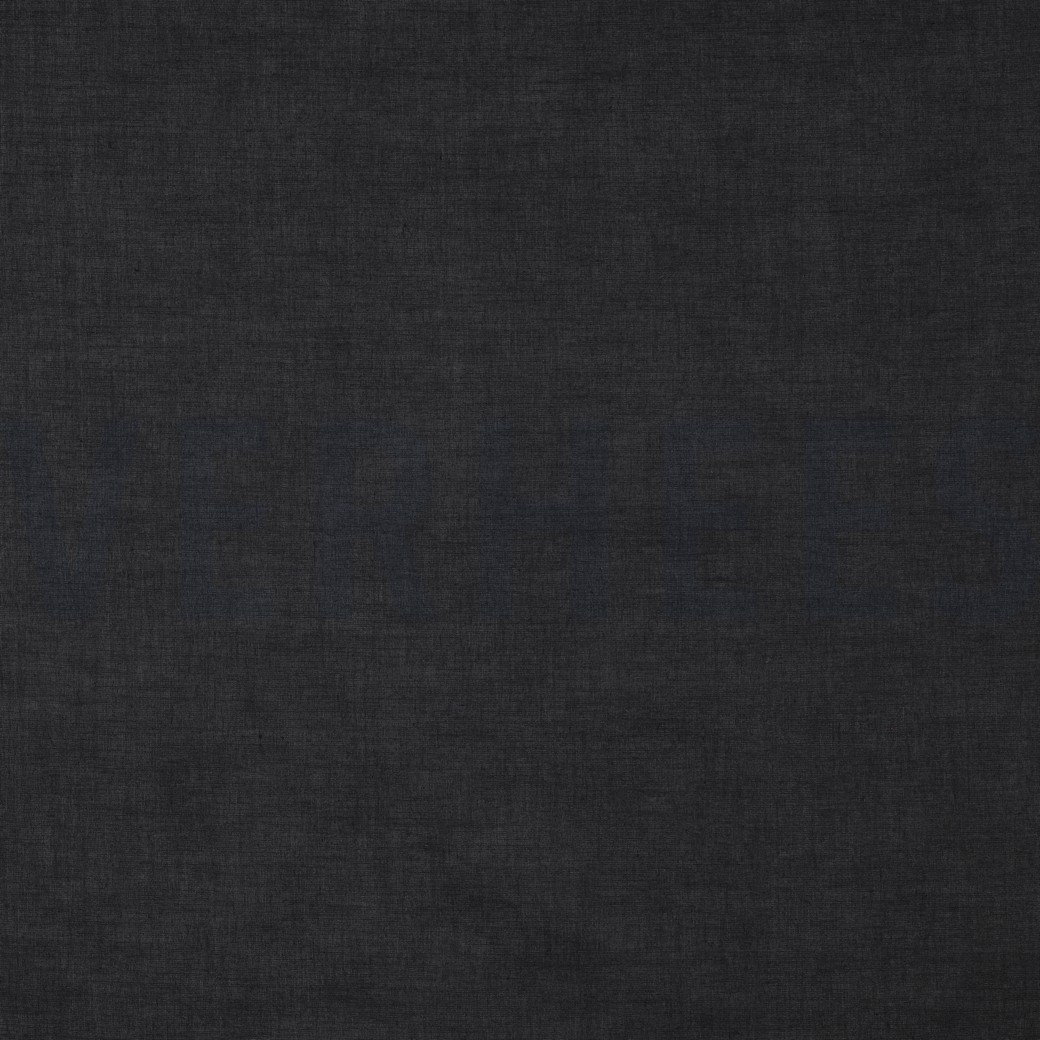 BAUMWOLLE VOILE GOTS SCHWARZ