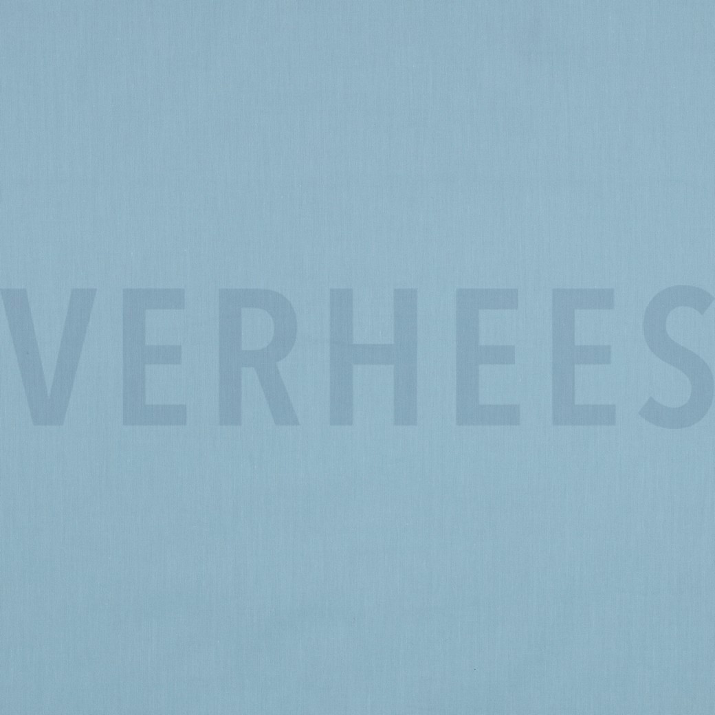 BAUMWOLLE VOILE GOTS HELLBLAU