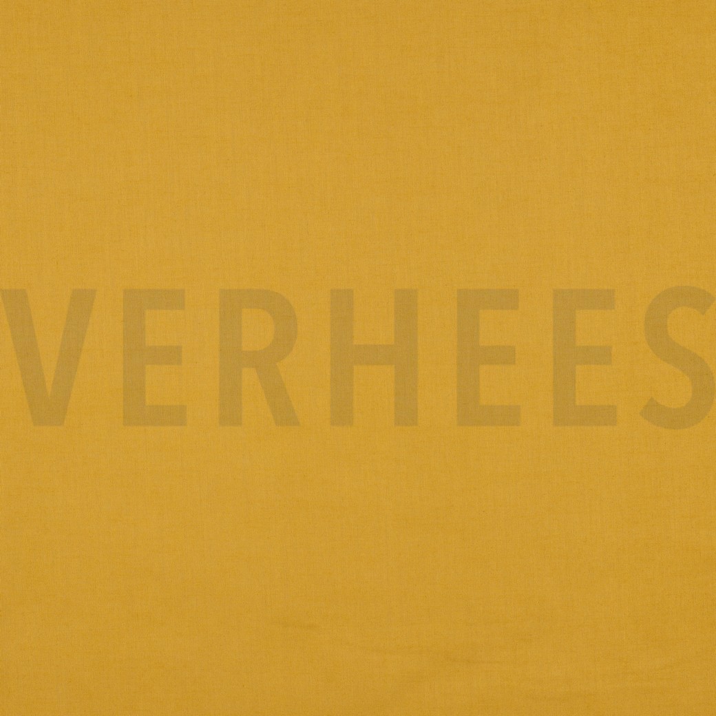 BAUMWOLLE VOILE GOTS OCKER