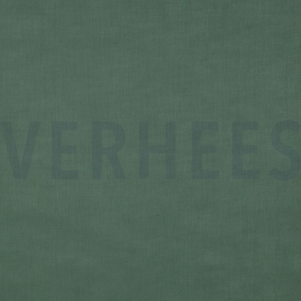 BAUMWOLLE VOILE GOTS ALTGRÜN