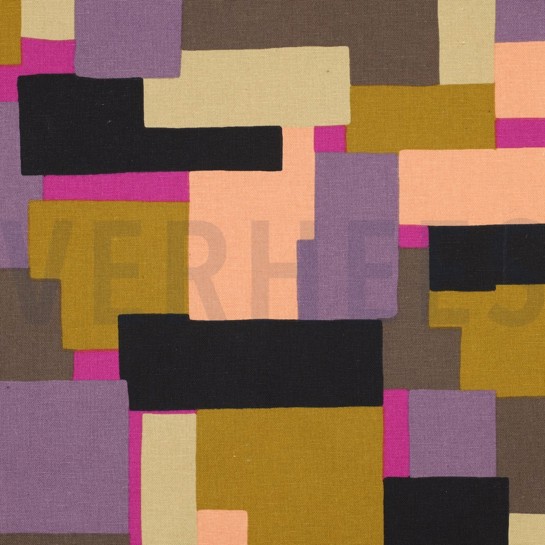 CANVAS ABSTRAKT LILA/VIOLETT #7