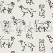 TOILE DÉCORATION CHIENS GRIS (thumbnail)